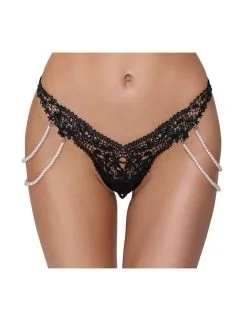 Cottelli Collection String Dentelle Chaînes De Perles