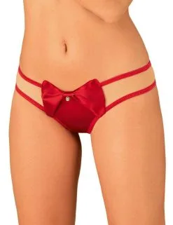 Obsessive Lingerie String Noeud Rouge Rubinesa OBSESSIVE